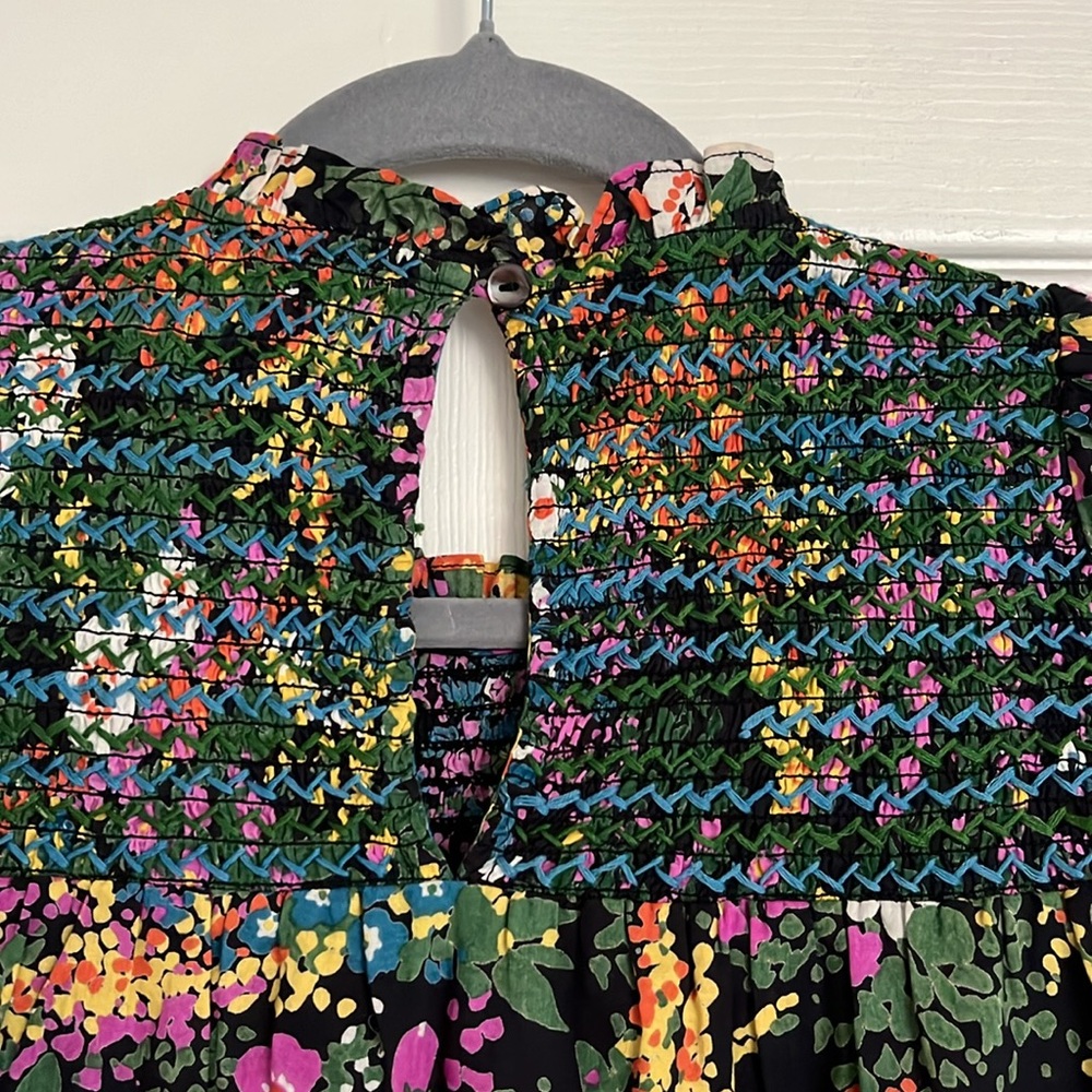 Banjanan Nicole Mini Dress Loki's Garden Black Floral Print - Picture 11 of 12